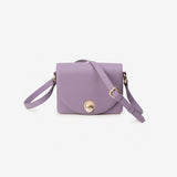 ISLE MINI shoulder leather bag / Purple Lilac