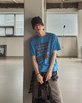 ハウンド スター レタリング オーバー ショートスリーブ Tシャツ