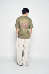 25SS グラデーションエイリアンショートスリーブTシャツ オリーブ