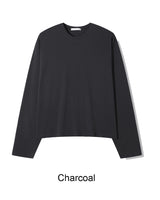 ラベドクロップソフトロングスリーブ
