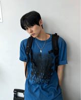 ブラリーレタリング半袖Tシャツ