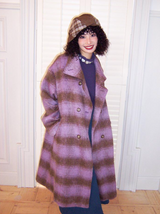 Versatile and classic wool tweed overcoat