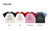 Cupid Raglan T-shirts BLACK