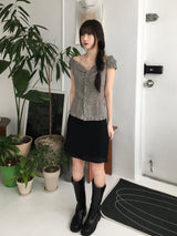 ディアパンチングブラウス (2color)