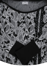 [ID] Floral Jacquard Set-up (Top) (Gray)