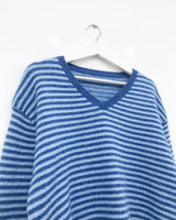 [MD Pick] カレンストライプⅤネックニット (3color)
