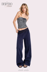 Lua Stripe Strap Tube Top