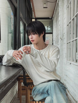 ロッキーフックヘンリーネックロングスリーブTシャツ