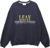 LEAYスウェット [ネイビー]