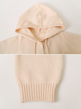 Pocket Crop Loose Hood Knit Cardigan (5color)