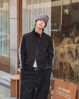 Pison Diagonal Track Fingerhole Zip-up
