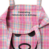 Small tote bag - Pink check