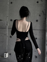 backless bodysuit T