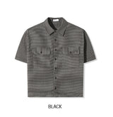 ロブレダブルクロップチェックショートスリーブシャツ