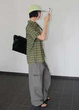 [BELT SET] FOLD OVER CARGO PANTS