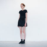 Like ribbed tee black
