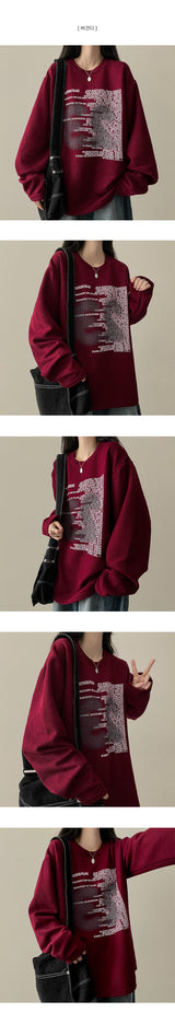 23rd number lettering knit shirt