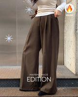 Mur pintuck wide slacks