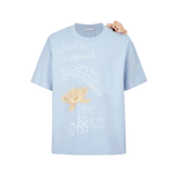 13DE MARZO スローガングラフィティTシャツ