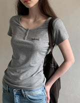 [ORIGINAL] Yupe Button Slim Short Sleeve T-Shirt