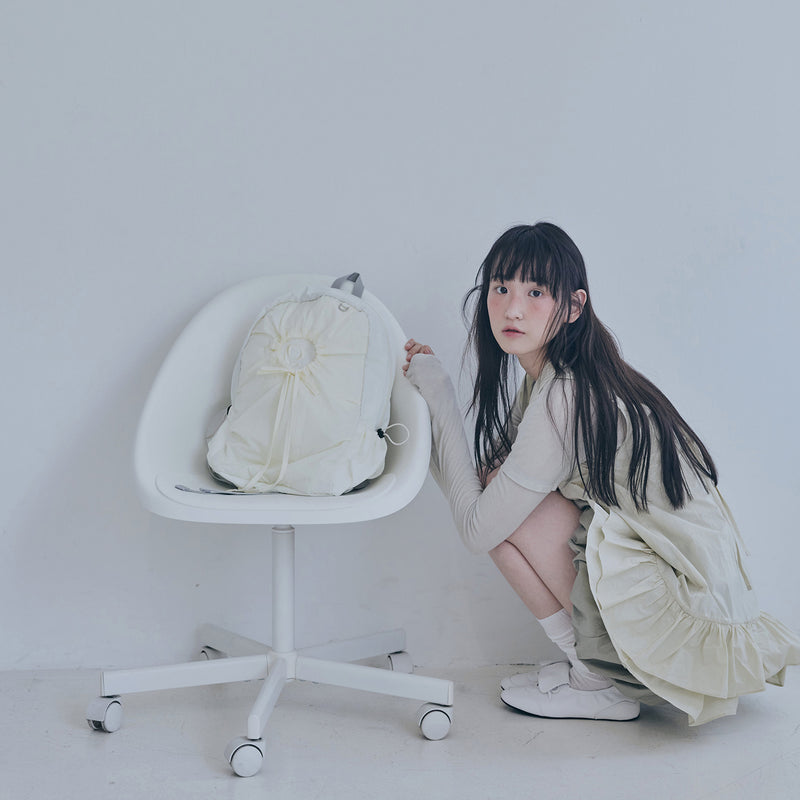 ホールストリングピーオーバックパック(light yellow)