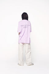 24FWベーシックロゴシーズン3ショートスリーブTシャツ ライトパープル