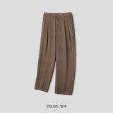 LMN Cool linen bendable pintuck slacks (4 colors)