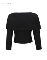 Ivy cape collar blouse