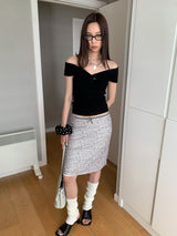 mood twist off-shoulder top