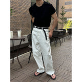 [S/S] ダブルショルダーボタンハーフニット(4color)