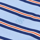 マルチストライプシンボルTシャツ ブルー