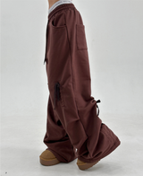 (SHIRRED BOW❤/BRUSHED FLEECE❤/100% COTTON) トレーニングパンツ - 3 COLOR