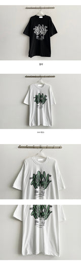 キヴオーバーフィットショートスリーブtシャツ