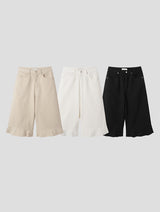 FRILL CAPRI PANTS (3C)