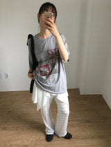 サーファークルーネックTシャツ (2color)