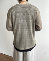 KAIN パッチパンチロングスリーブTシャツ