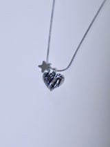 Heart zebra star gya-ru necklace