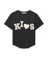 Bumpy Kiss Logo Tee Charcoal (KIB6MFT503A)