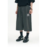 Cut-off Bermuda Sweatpants - Charcoal