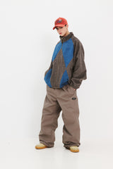 CLASSIC WIDE TRACK PANTS ASH BROWN