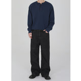 MEIR BUTTON HENRY NECK MTM