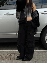 [Unisex] Fur 2way hood zip up(4color)