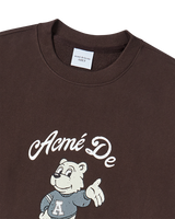 25FW AC BEAR WELCOME SWEATSHIRT DARK BROWN