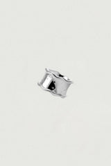 [925SILVER] STARLIGHT WAVE BOLD RING