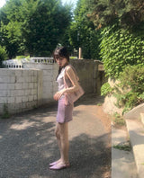 bamboo pink buckle bag