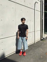 フォイルカーペンターバミューダデニムパンツ 2C