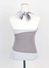 DOT HALTER SLEEVELESS