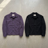 Muted Violet Shirt Jacket