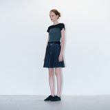 Back ziper tube top chacol