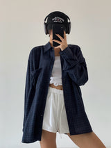 ASCLO Lower Deep Mood Check Shirt (2color)